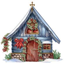 Lade das Bild in den Galerie-Viewer, Weihnachtshaus Teilweise besonderes Dp  30 x 30 cm
