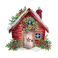Lade das Bild in den Galerie-Viewer, Weihnachtshaus Teilweise besonderes Dp  30 x 30 cm
