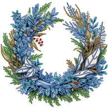 Lade das Bild in den Galerie-Viewer, Weihnachtskranz – Teilweise spezielles DP 30*30 cm

