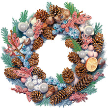 Lade das Bild in den Galerie-Viewer, Weihnachtskranz – Teilweise spezielles DP 30*30 cm
