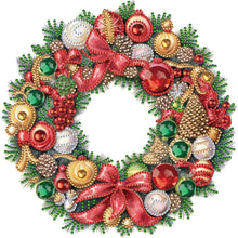 Lade das Bild in den Galerie-Viewer, Weihnachtskranz – Teilweise spezielles DP 30*30 cm
