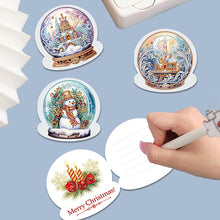 Lade das Bild in den Galerie-Viewer, 6 Stück/Set Weihnachts-Diamant-Grußkarten
