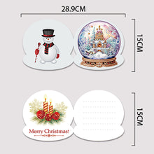 Lade das Bild in den Galerie-Viewer, 6 Stück/Set Weihnachts-Diamant-Grußkarten
