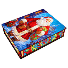 Lade das Bild in den Galerie-Viewer, Weihnachtliche Diamant-Aufbewahrungsbox aus Holz
