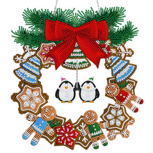 Lade das Bild in den Galerie-Viewer, Weihnachten-Einseitiger Bohrer-Diamantkranz (mit LED-Licht)
