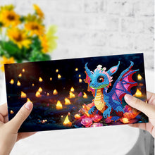Lade das Bild in den Galerie-Viewer, 8 Stück/Set Drachen-Diamant-Grußkarten
