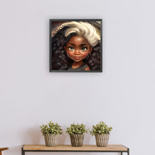 Lade das Bild in den Galerie-Viewer, Black Girl-Voller Diamond Painting-30x30cm
