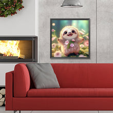 Lade das Bild in den Galerie-Viewer, Faultier-voll Diamond Painting-30x30cm
