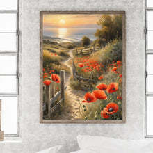 Lade das Bild in den Galerie-Viewer, Path Among Flowers-Voller Diamond Painting-30x40cm
