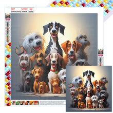 Lade das Bild in den Galerie-Viewer, Dog-Full Square Diamond Painting-40x40cm

