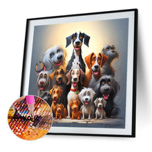 Lade das Bild in den Galerie-Viewer, Dog-Full Square Diamond Painting-40x40cm

