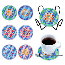 Lade das Bild in den Galerie-Viewer, 6PCS Wasserdichter Diamant-Untersetzer aus Schmetterlings-Acryl
