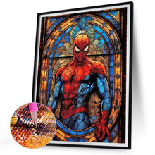 Lade das Bild in den Galerie-Viewer, Buntglas Spiderman-Voller Diamond Painting-30x40cm
