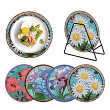 Lade das Bild in den Galerie-Viewer, 4 Teile/satz Acryl Diamant Bemalt Tischsets Geschirr Matte

