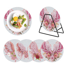 Lade das Bild in den Galerie-Viewer, 4 Teile/satz Acryl Diamant Bemalt Tischsets Geschirr Matte
