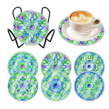 Lade das Bild in den Galerie-Viewer, 6 Stück/Set-Mandala-Acryl Waterproof Diamond Coaster
