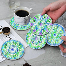 Lade das Bild in den Galerie-Viewer, 6 Stück/Set-Mandala-Acryl Waterproof Diamond Coaster
