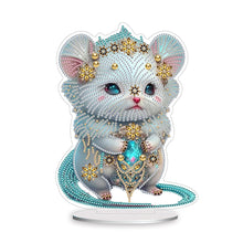 Lade das Bild in den Galerie-Viewer, Sternzeichen – einseitig gebohrt – Diamant-Desktop-Ornament
