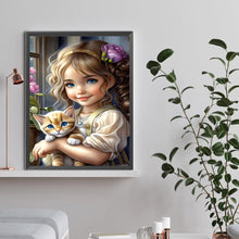 Lade das Bild in den Galerie-Viewer, Life of Pets Girl-Full Round/Square Diamond Painting-30x40cm/40x50cm/50x70cm
