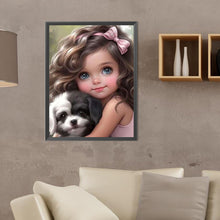 Lade das Bild in den Galerie-Viewer, Life of Pets Girl-Full Round/Square Diamond Painting-30x40cm/40x50cm/50x70cm
