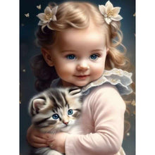 Lade das Bild in den Galerie-Viewer, Life of Pets Girl-Voll Round/Square Diamond Painting-30x40cm/40x50cm/50x70cm
