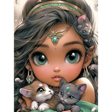 Lade das Bild in den Galerie-Viewer, Life of Pets Girl-Voll Round/Square Diamond Painting-30x40cm/40x50cm/50x70cm
