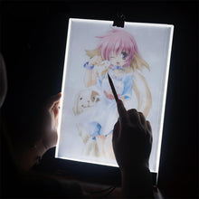 Lade das Bild in den Galerie-Viewer, USB LED A4 LED Kopie Kunst Zeichnung Tracing Stencil Board Künstler Tischplatte
