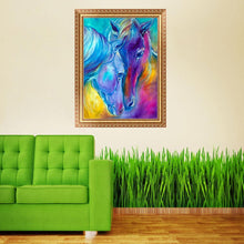 Lade das Bild in den Galerie-Viewer, Pferd - volle Diamant-Malerei - 30x40cm
