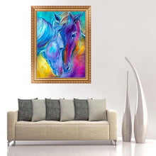 Lade das Bild in den Galerie-Viewer, Pferd - volle Diamant-Malerei - 30x40cm
