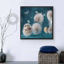 Lade das Bild in den Galerie-Viewer, Löwenzahn Igel - voller runder Diamant - 30x30cm
