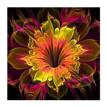 Lade das Bild in den Galerie-Viewer, Blume - voller runder Diamant - 30x30cm
