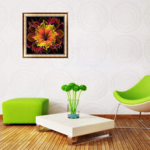 Lade das Bild in den Galerie-Viewer, Blume - voller runder Diamant - 30x30cm
