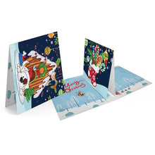 Lade das Bild in den Galerie-Viewer, 8PCS / SET 3D WEIHNACHTSGRUSSKARTEN DIAMOND PAINTIN
