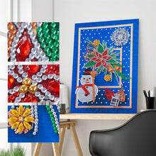 Lade das Bild in den Galerie-Viewer, Weihnachten - teilweise speziell geformte Diamantmalerei 30*40cm
