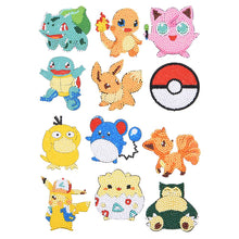 Lade das Bild in den Galerie-Viewer, 12pcs  Pokémon - 5d diy Handwerk Aufkleber
