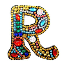 Lade das Bild in den Galerie-Viewer, 26 englische Buchstaben doppelseitig -DIY Craft Schlüsselanhänger
