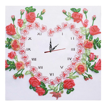 Lade das Bild in den Galerie-Viewer, Rose - 5d diy Handwerk Uhr

