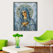 Lade das Bild in den Galerie-Viewer, Diamant Malerei Kristall Strass - Maria

