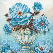 Lade das Bild in den Galerie-Viewer, Diamant Kristall Strass - Blume
