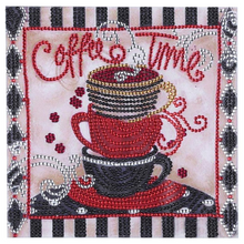 Lade das Bild in den Galerie-Viewer, Diamant Kristall Strass - Kaffeezeit
