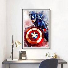 Lade das Bild in den Galerie-Viewer, Marvel Captain -Voll Diamond Painting 30*40cm
