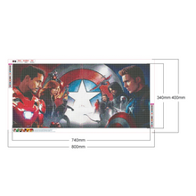 Lade das Bild in den Galerie-Viewer, Marvel -Voll Diamond Painting 80*40cm

