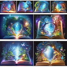 Lade das Bild in den Galerie-Viewer, Magisches Buch-Volle Runde Diamond Painting-40x30cm
