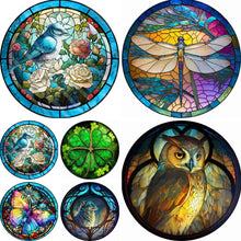 Lade das Bild in den Galerie-Viewer, Buntglas Animal-Voller Diamond Painting-30x30cm
