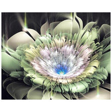 Lade das Bild in den Galerie-Viewer, Verträumte Blume - voller runder Diamant - 30x25cm

