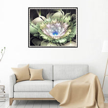 Lade das Bild in den Galerie-Viewer, Verträumte Blume - voller runder Diamant - 30x25cm
