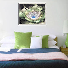 Lade das Bild in den Galerie-Viewer, Verträumte Blume - voller runder Diamant - 30x25cm
