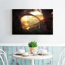 Lade das Bild in den Galerie-Viewer, Waldschaukel - voller runder Diamant -
