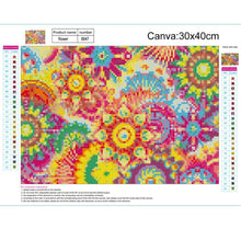 Lade das Bild in den Galerie-Viewer, Bunte Blumen - volle Diamant-Malerei - 40x30cm
