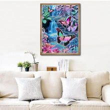 Lade das Bild in den Galerie-Viewer, Schmetterling - volle Diamant-Malerei - 30x40cm
